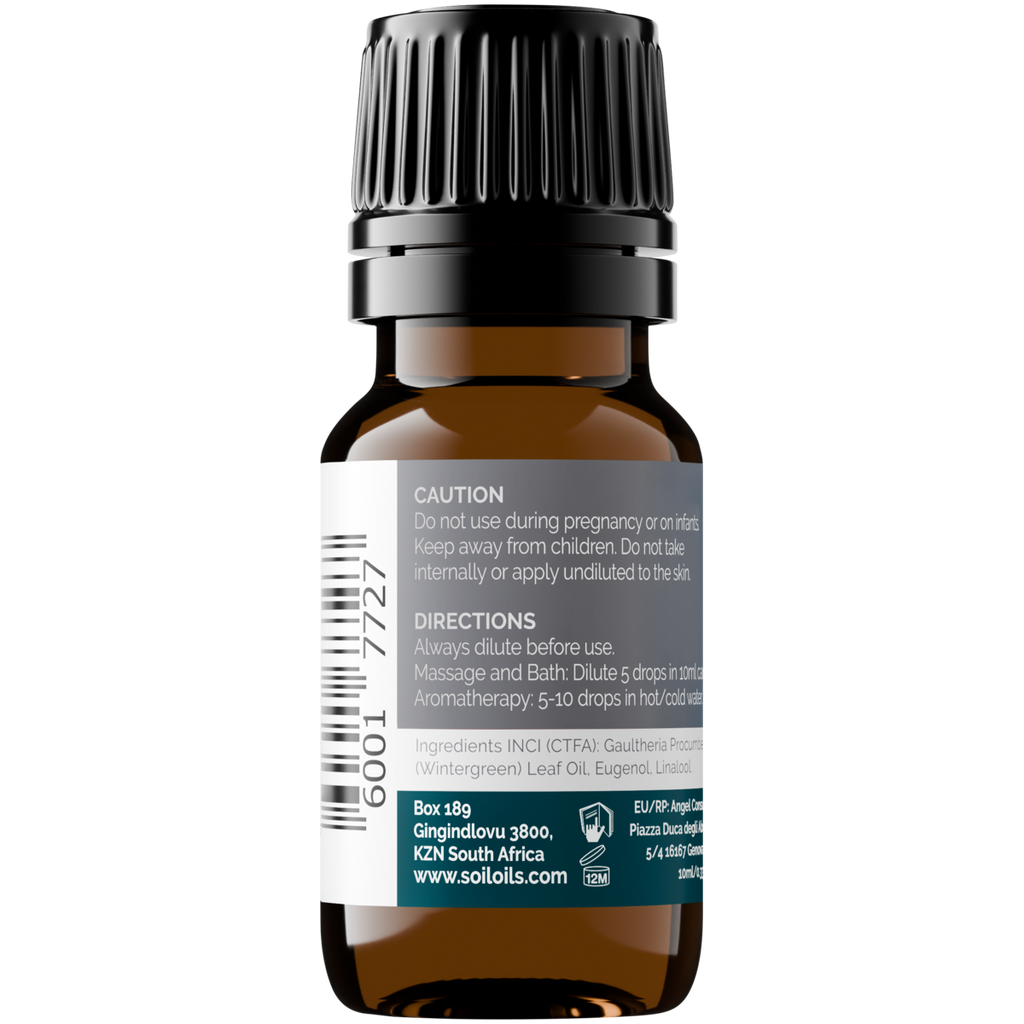 Organic Wintergreen Essential Oil (Gaulteria Procumbens) 10ml