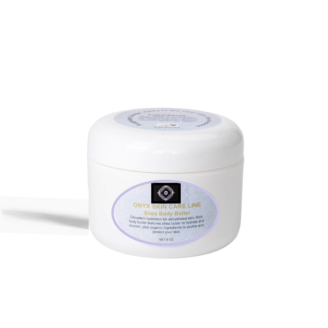 Organic Shea Body Butter No Fragrance 8 & 2 oz. Tubs